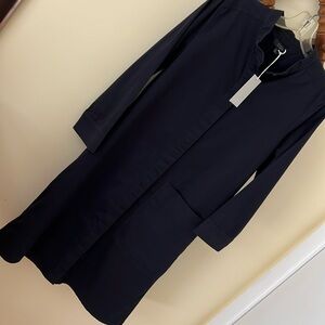 NWT COS Navy Blue A-Line Shirtdress Sz 8